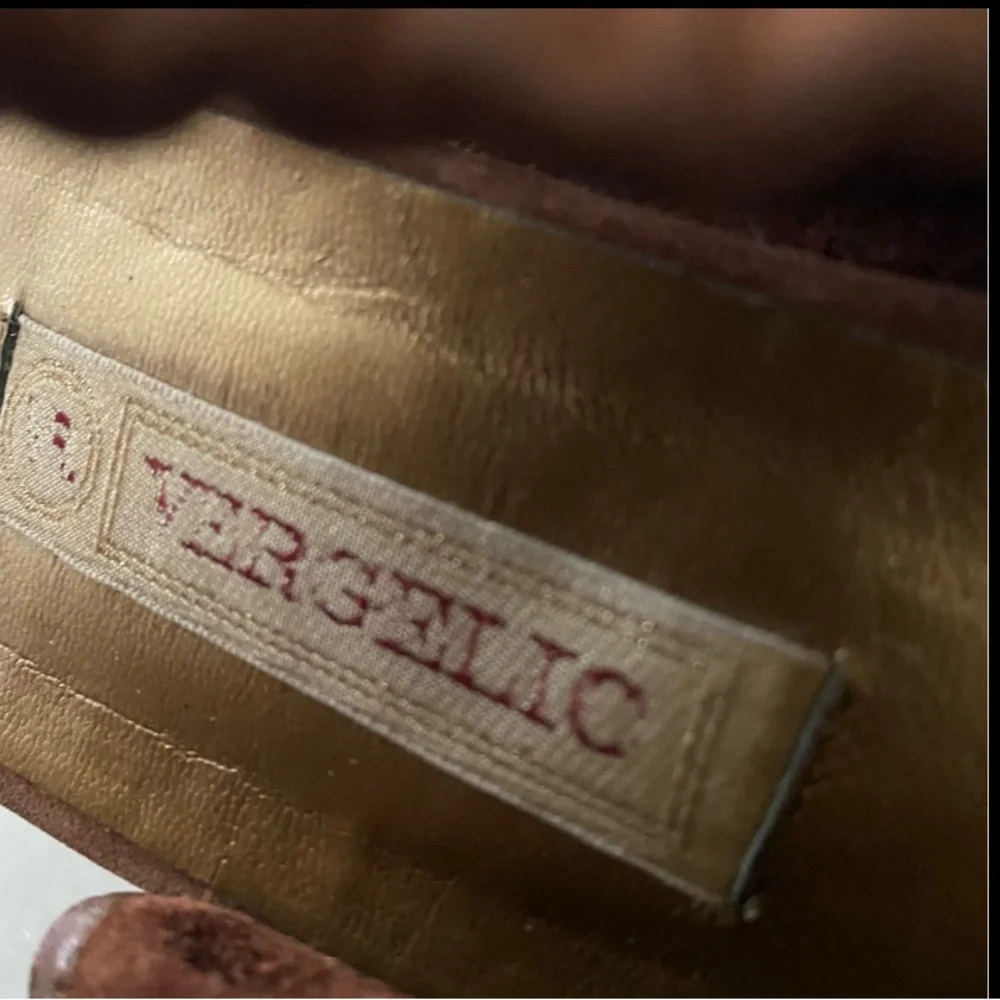 Vergelio, Low Heel, Tapestry Suede Sling-Back Shoe